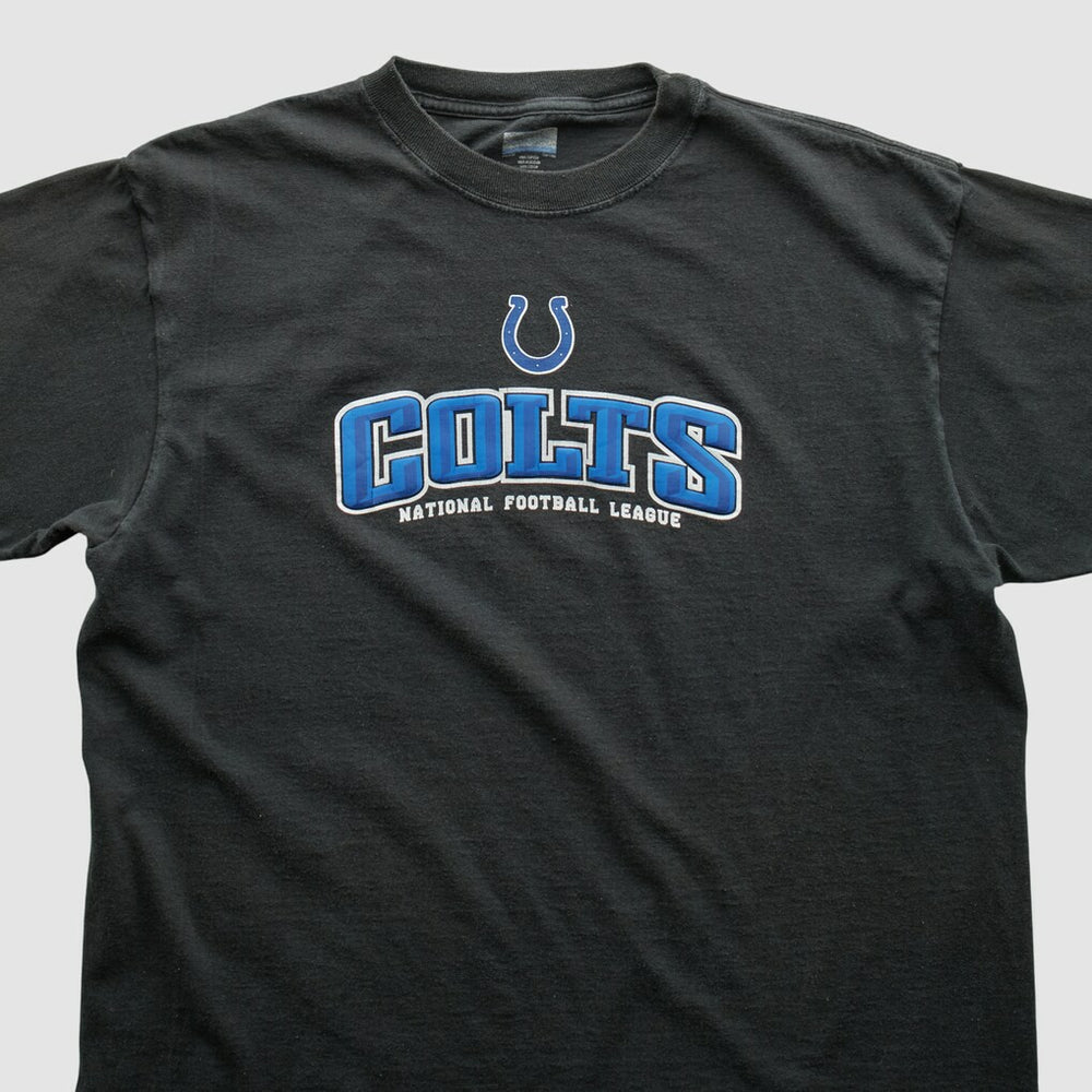 Indianapolis Colts Reebok 2000s T-shirt - Black Vintage for sale