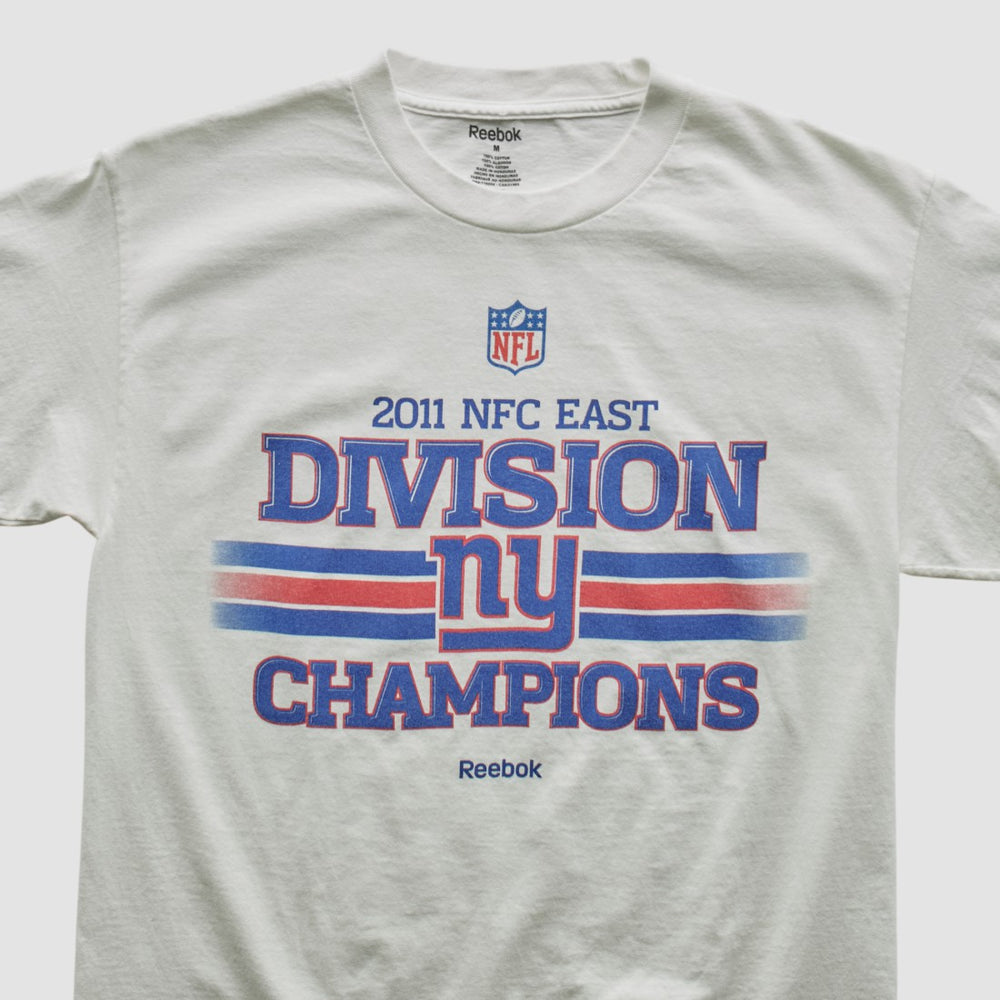 New York Giants Reebok 2011 T-shirt - White Vintage discount