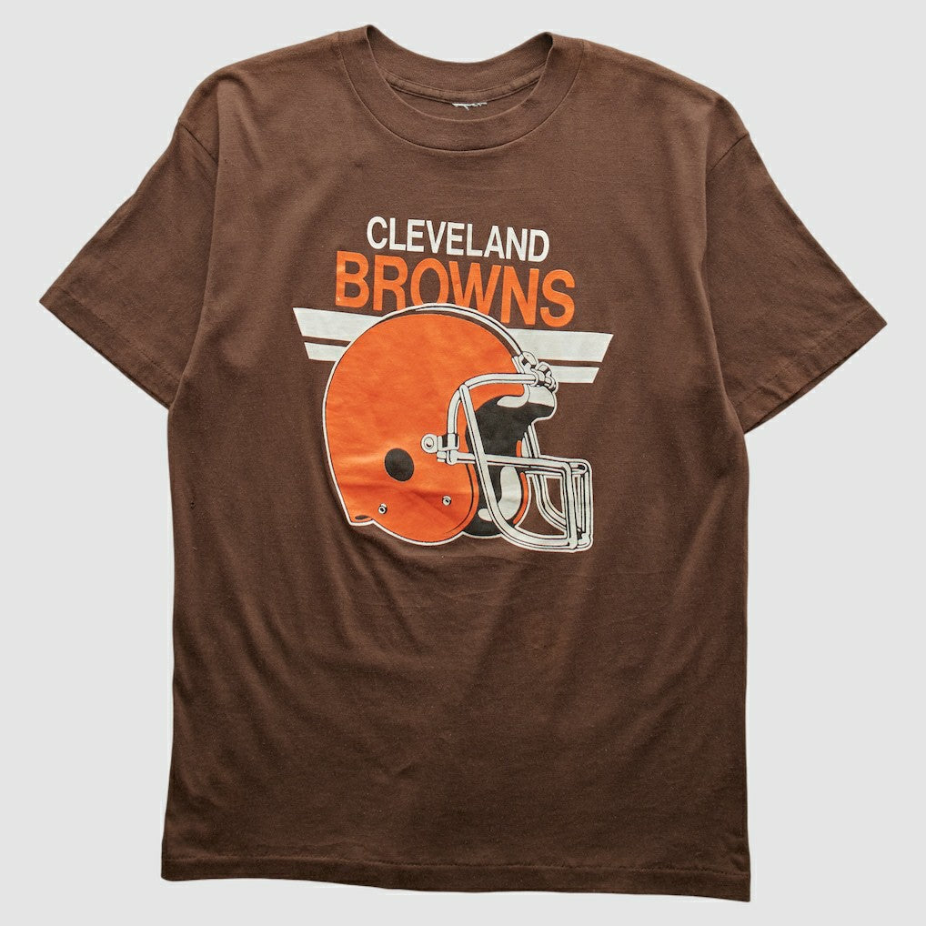 Cleveland Browns 80s T-shirt - Brown Vintage on sale