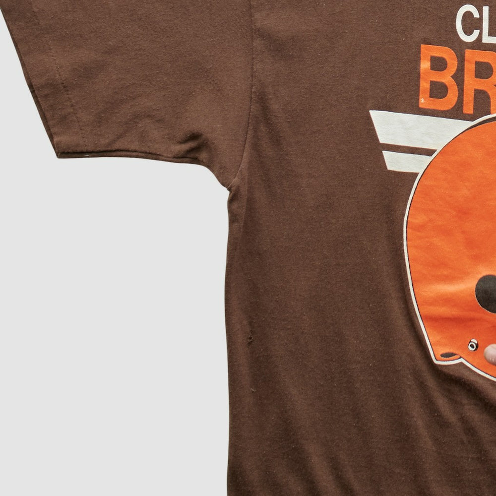 Cleveland Browns 80s T-shirt - Brown Vintage on sale