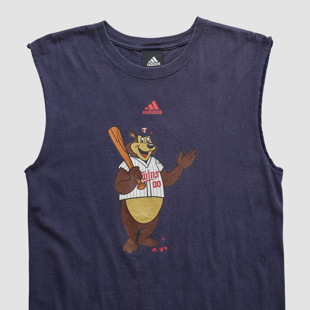 Minnesota Twins Adidas 2010s Tank - Navy Vintage