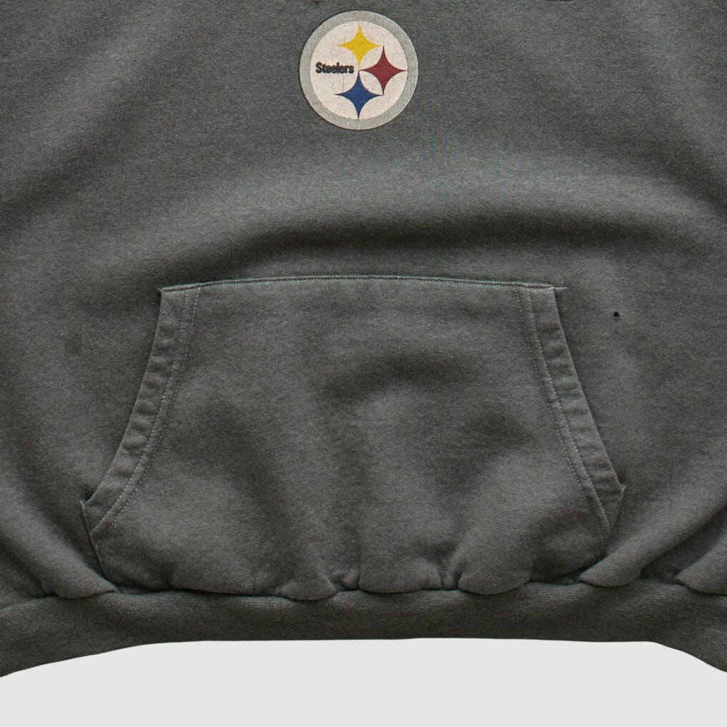 Pittsburgh Steelers NFL 2000s Hooded Sweatshirt - Black Vintage discount