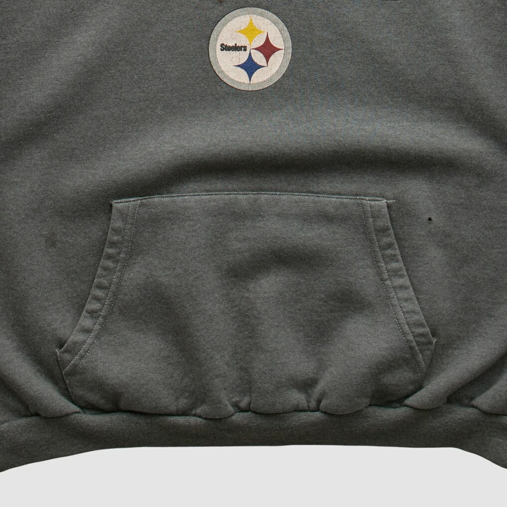 Pittsburgh Steelers NFL 2000s Hooded Sweatshirt - Black Vintage discount