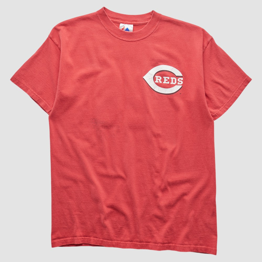 Cincinnati Reds Majestic 2000s T-shirt - Red Vintage