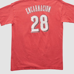 Cincinnati Reds Majestic 2000s T-shirt - Red Vintage