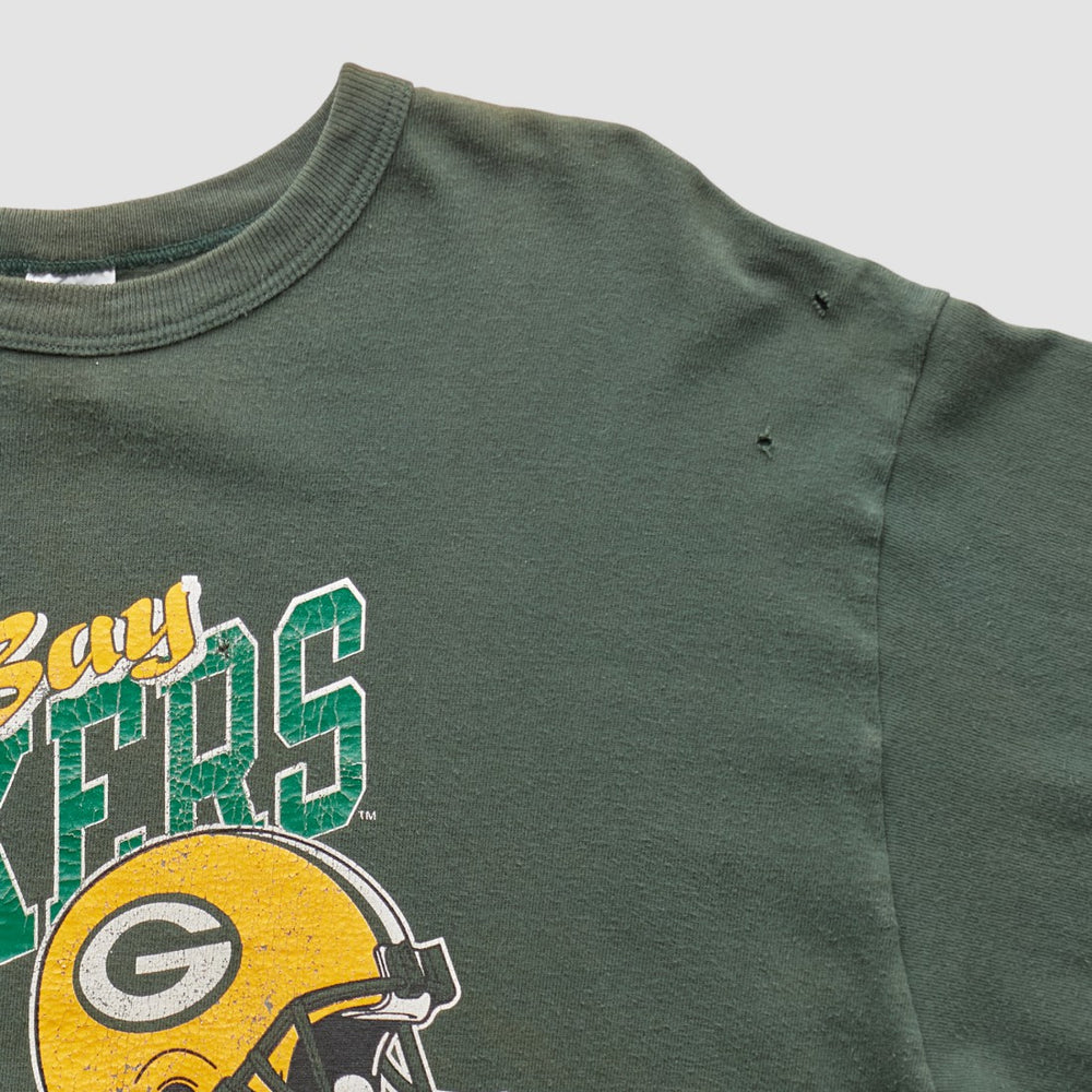 Green Bay Packers Champion 90s T-shirt - Green Vintage for sale