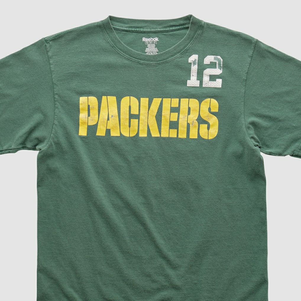 Green Bay Packers Reebok 2000s T-shirt - Green Vintage for sale