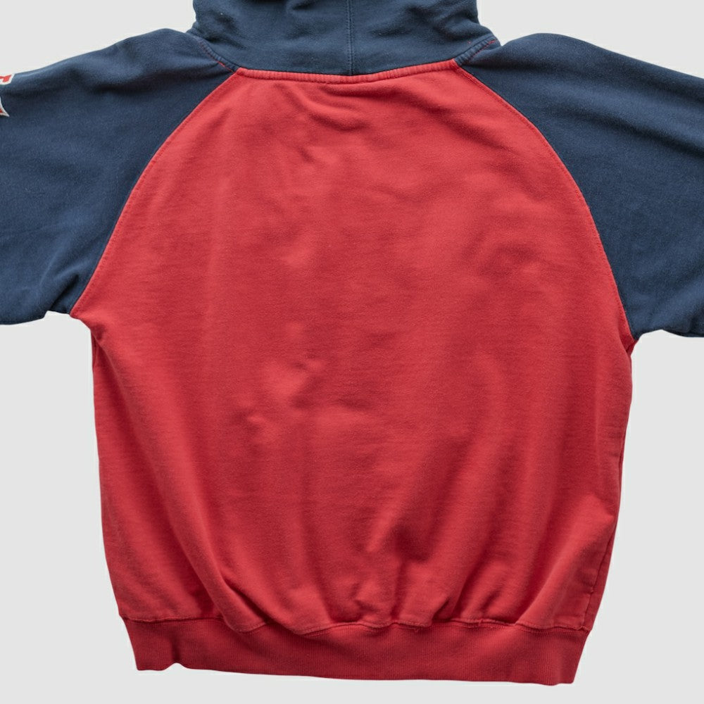 St. Louis Cardinals Stitches 2000s Hooded Pullover Sweatshirt - Red Vintage