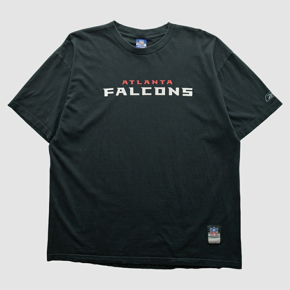 Atlanta Falcons Reebok 2000s T-shirt - Black Vintage sale