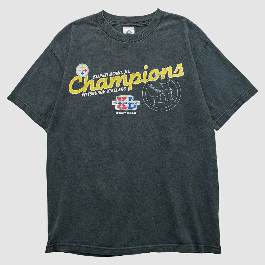 Pittsburgh Steelers Alstyle 2006 T-shirt - Charcoal Vintage outlet