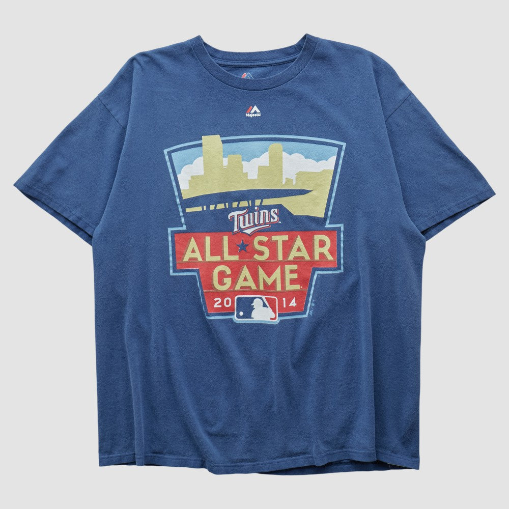 Minnesota Twins Majestic 2014 T-shirt - Blue Vintage