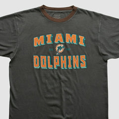 Miami Dolphins Reebok 2000s T-shirt - Charcoal Vintage online