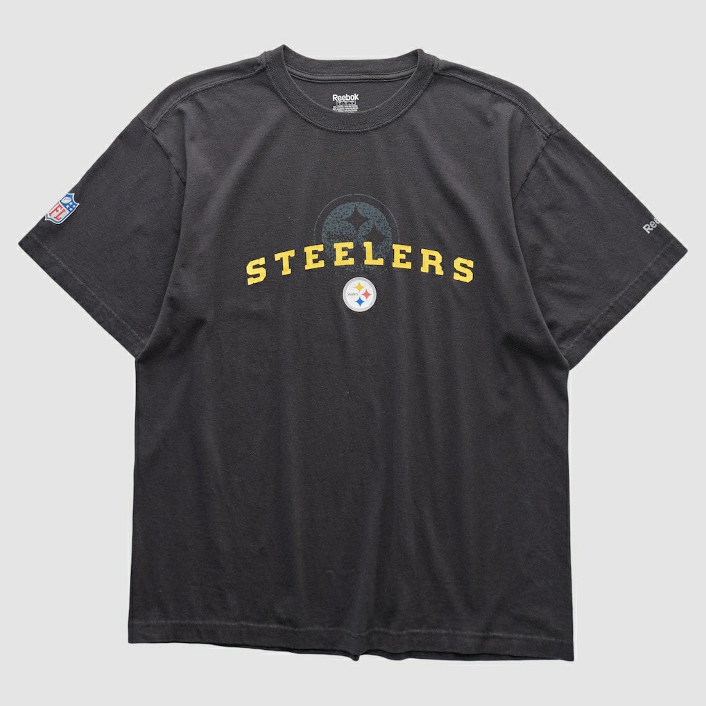 Pittsburgh Steelers Reebok 2000s T-shirt - Black Vintage cheap
