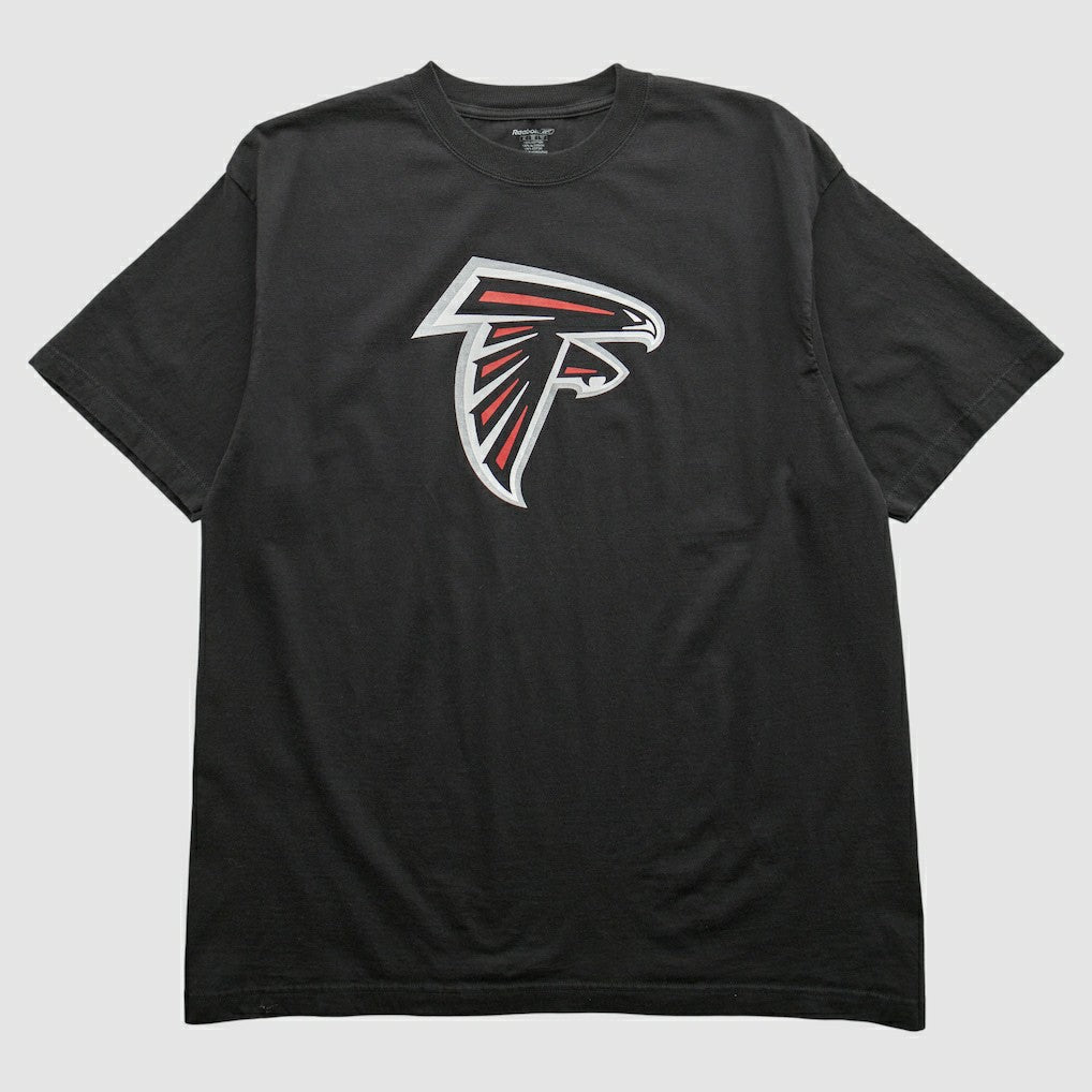 Atlanta Falcons Reebok 2000s T-shirt - Black Vintage for sale