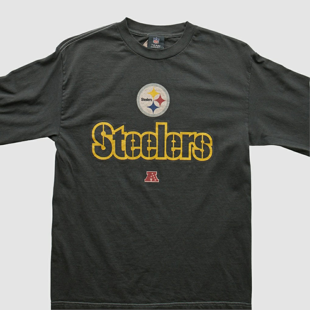 Pittsburgh Steelers NFL 2010s Long Sleeve T-shirt - Black Vintage on sale