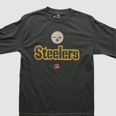 Pittsburgh Steelers NFL 2010s Long Sleeve T-shirt - Black Vintage on sale