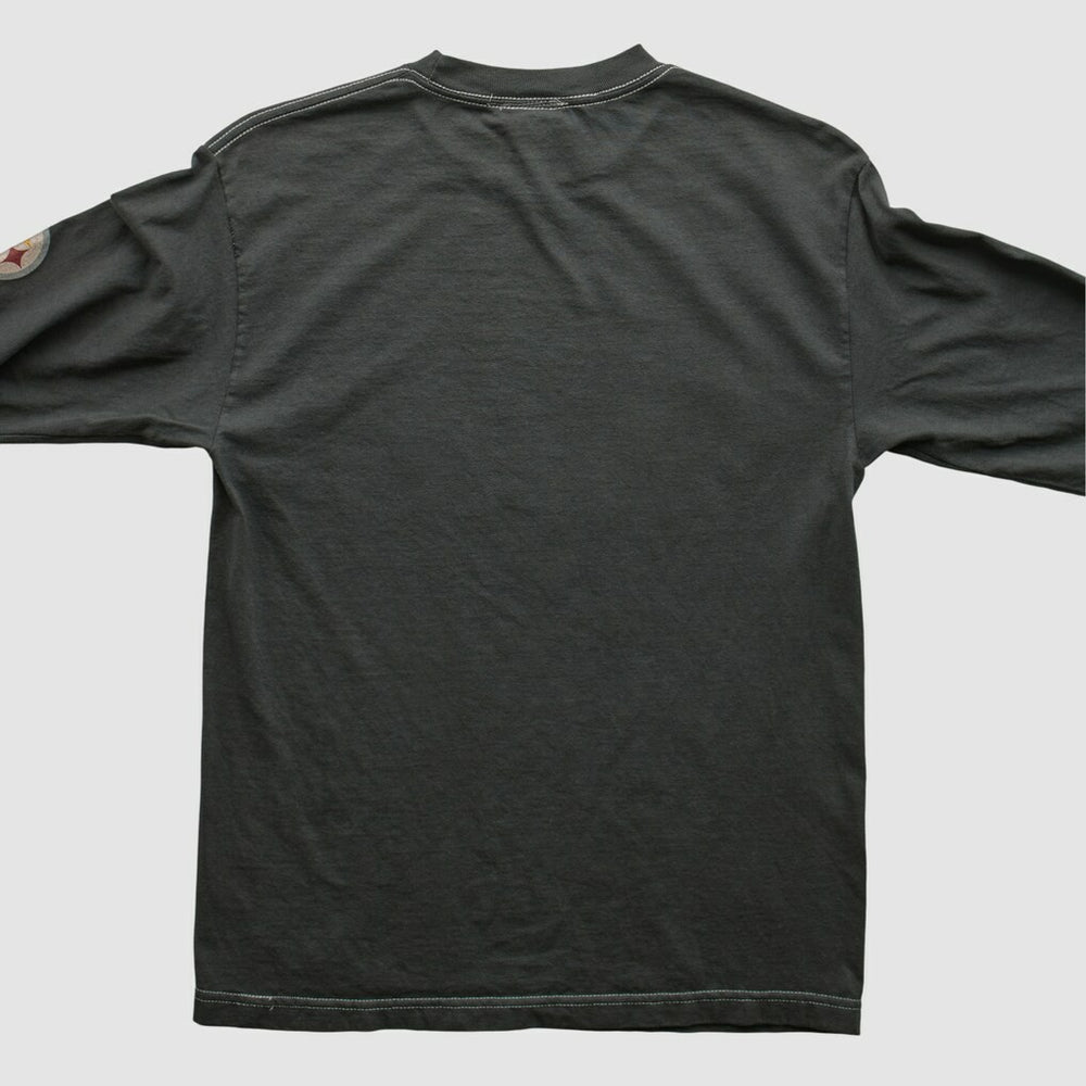 Pittsburgh Steelers NFL 2010s Long Sleeve T-shirt - Black Vintage on sale