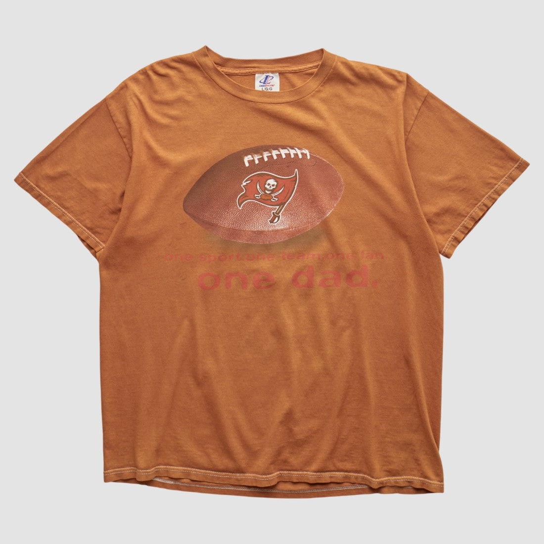 Tampa Bay Buccaneers Logo Athletic 2000s T-shirt - Orange Vintage on sale
