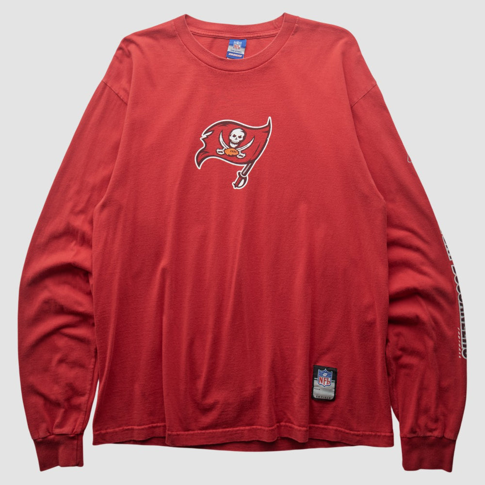 Tampa Bay Buccaneers Reebok 2000s Long Sleeve T-shirt - Red Vintage cheap