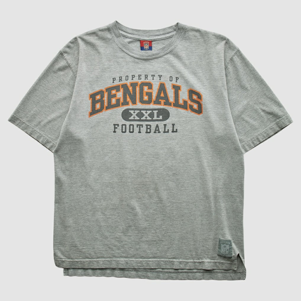 Cincinnati Bengals Reebok 2000s T-shirt - Heather Gray Vintage for sale