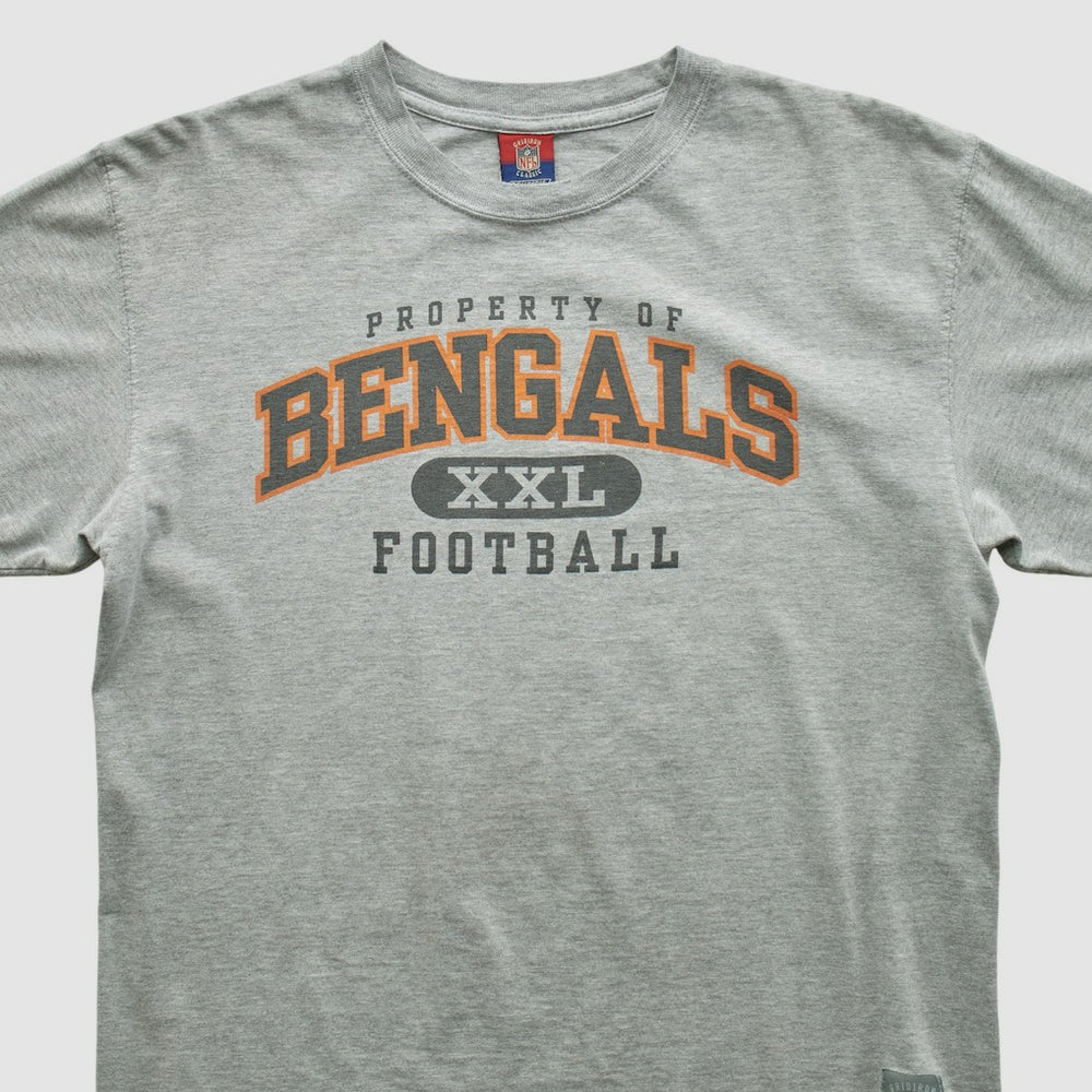Cincinnati Bengals Reebok 2000s T-shirt - Heather Gray Vintage for sale