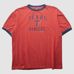 Texas Rangers Majestic 2009 T-shirt - Red Vintage