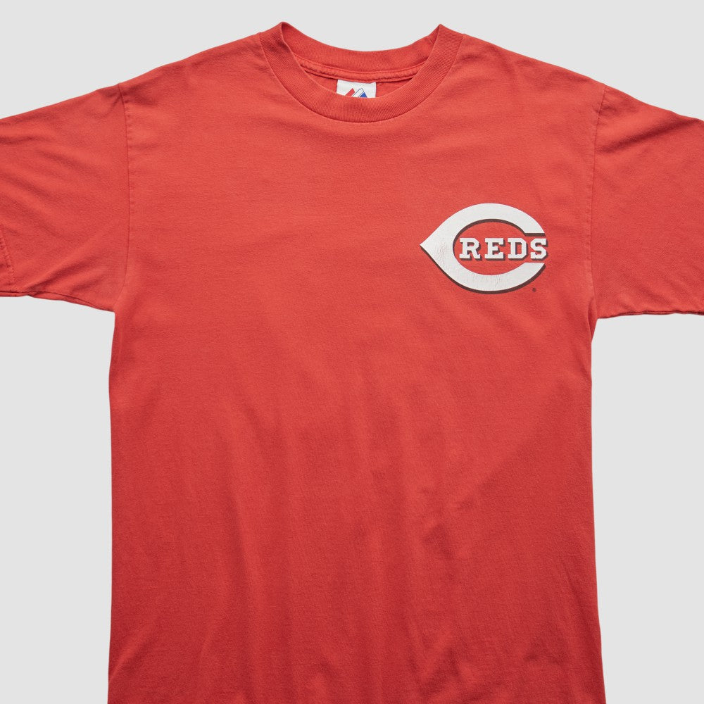 Cincinnati Reds Majestic 2000s T-shirt - Red Vintage