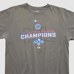Chicago Cubs Majestic 2008 T-shirt - Charcoal Vintage