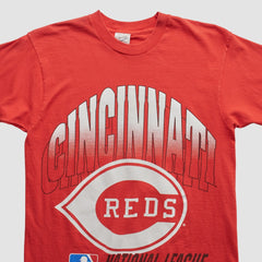 Cincinnati Reds Majestic 90s T-shirt - Red Vintage