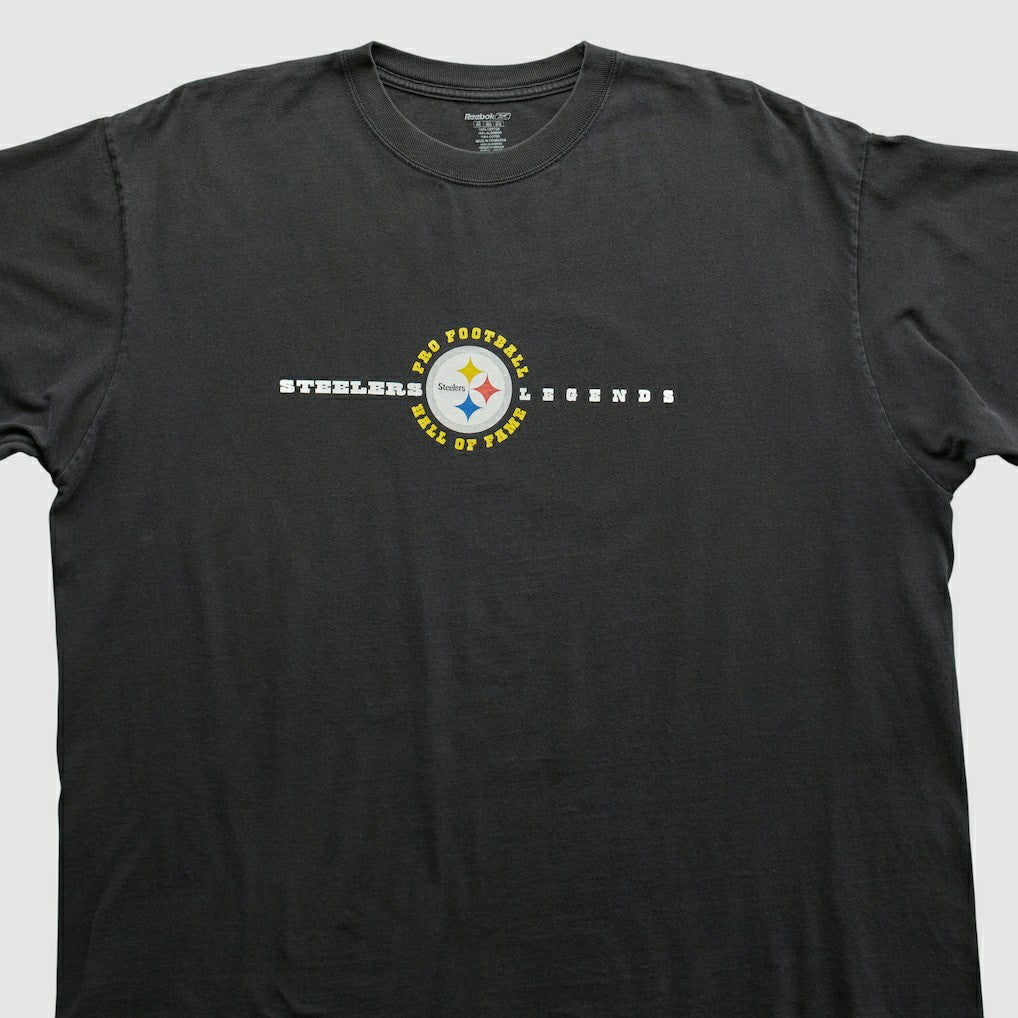 Pittsburgh Steelers Reebok 2000s T-shirt - Black Vintage on sale
