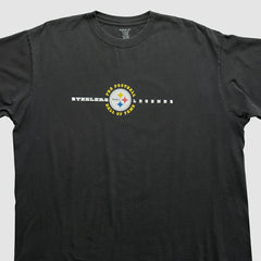 Pittsburgh Steelers Reebok 2000s T-shirt - Black Vintage on sale