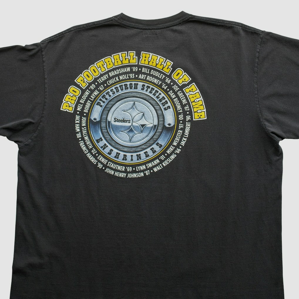 Pittsburgh Steelers Reebok 2000s T-shirt - Black Vintage on sale
