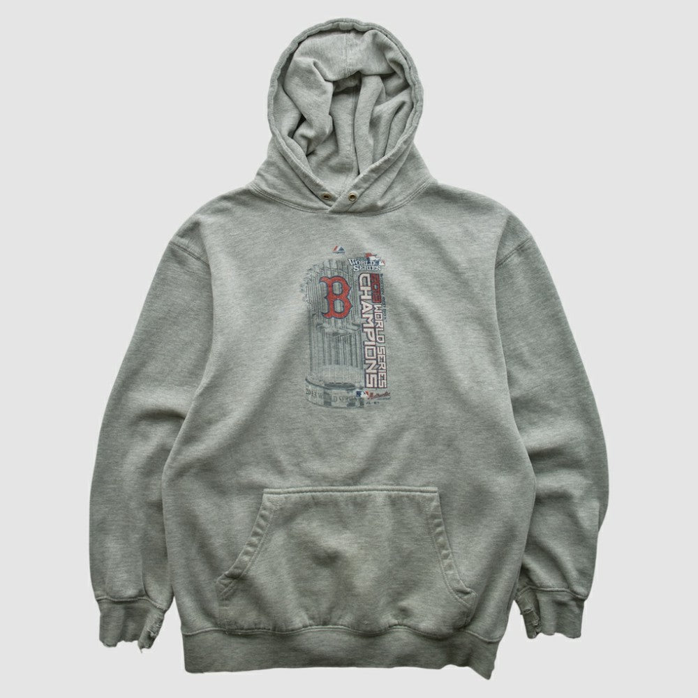 Boston Red Sox 2013 Hooded Pullover Sweatshirt - Heather Gray Vintage