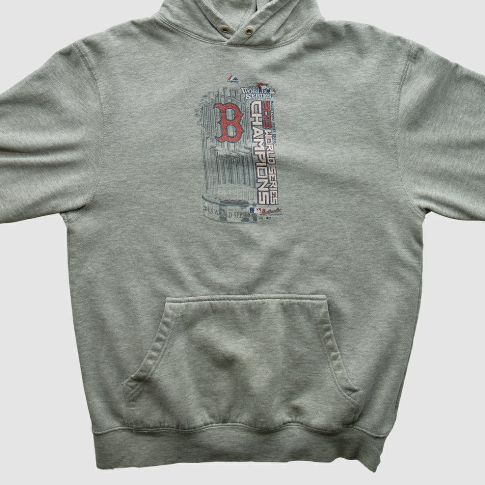 Boston Red Sox 2013 Hooded Pullover Sweatshirt - Heather Gray Vintage