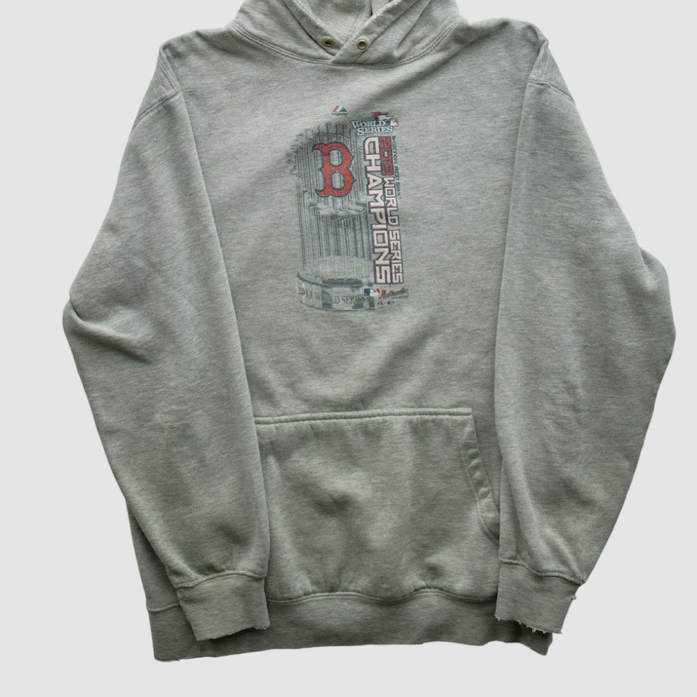 Boston Red Sox 2013 Hooded Pullover Sweatshirt - Heather Gray Vintage