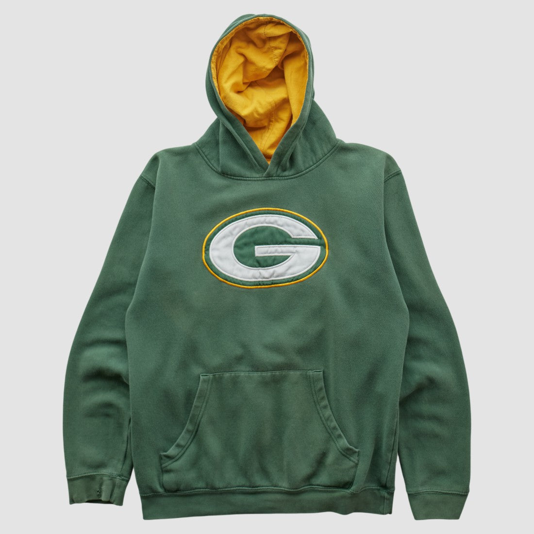 Green Bay Packers NFL 2000s Hooded Pullover Sweatshirt - Green Vintage discount