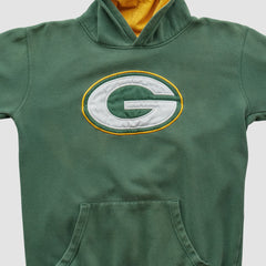 Green Bay Packers NFL 2000s Hooded Pullover Sweatshirt - Green Vintage discount