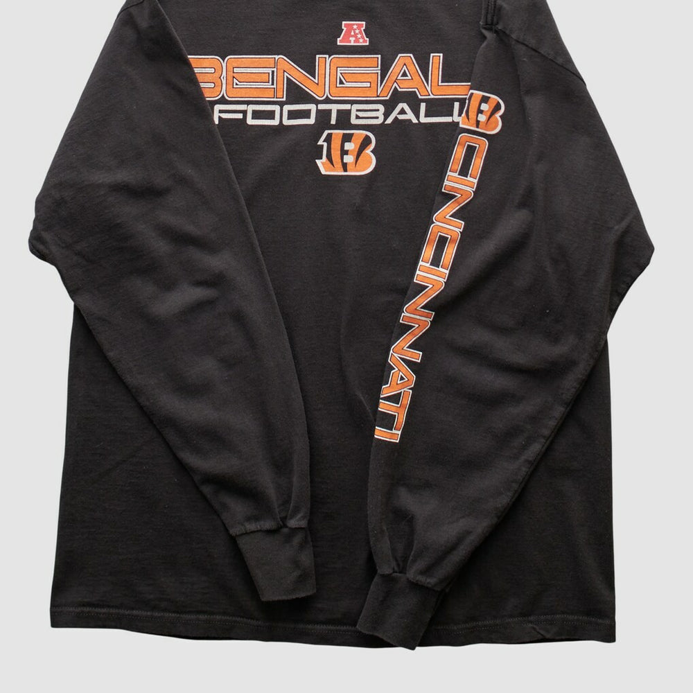 Cincinnati Bengals NFL 2000s Long Sleeve T-shirt - Black Vintage outlet