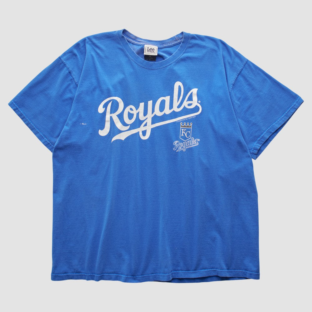 Kansas City Royals Lee Apparel 2000s T-shirt - Blue Vintage