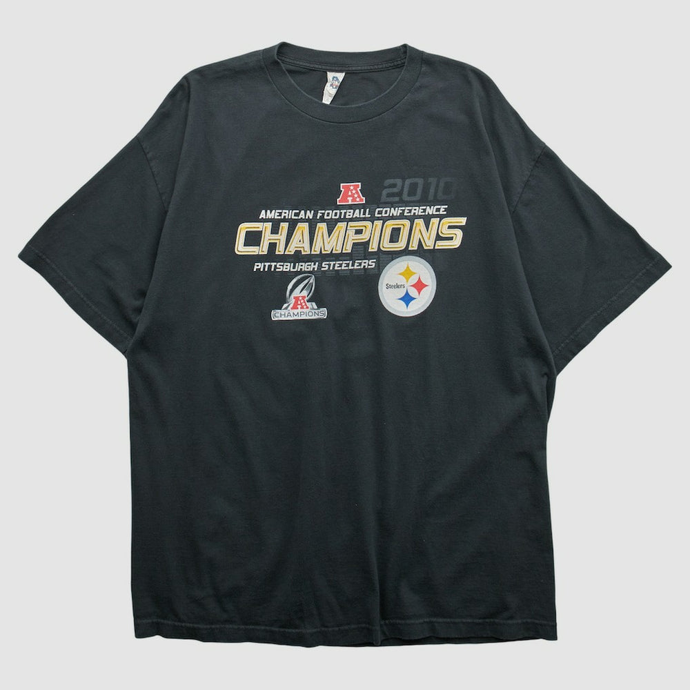 Pittsburgh Steelers Alstyle 2010 T-shirt - Black Vintage discount