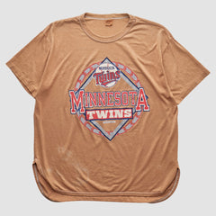 Minnesota Twins Champion 90s T-shirt - Tan Vintage