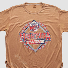 Minnesota Twins Champion 90s T-shirt - Tan Vintage