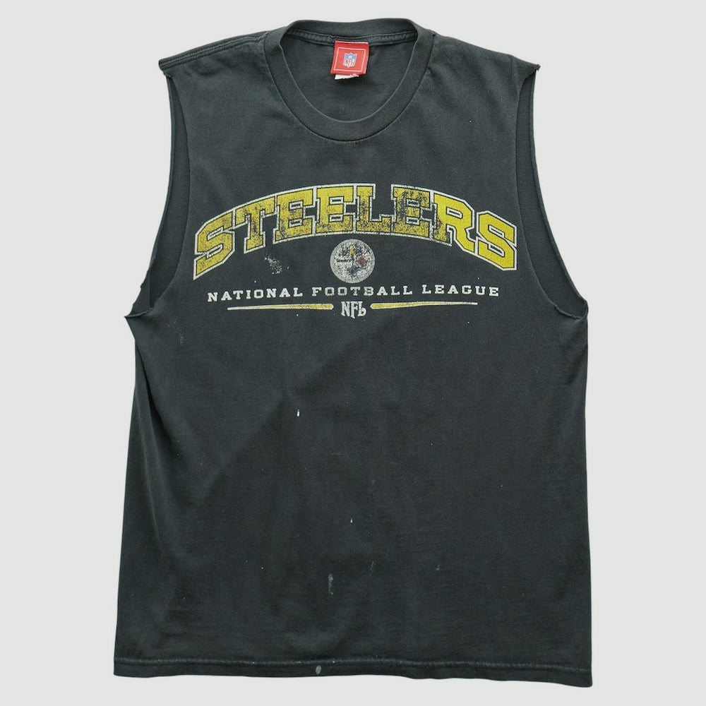 Pittsburgh Steelers NFL 2000s Tank - Black Vintage on sale