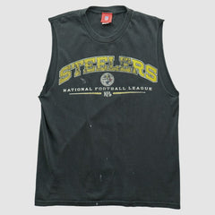 Pittsburgh Steelers NFL 2000s Tank - Black Vintage on sale