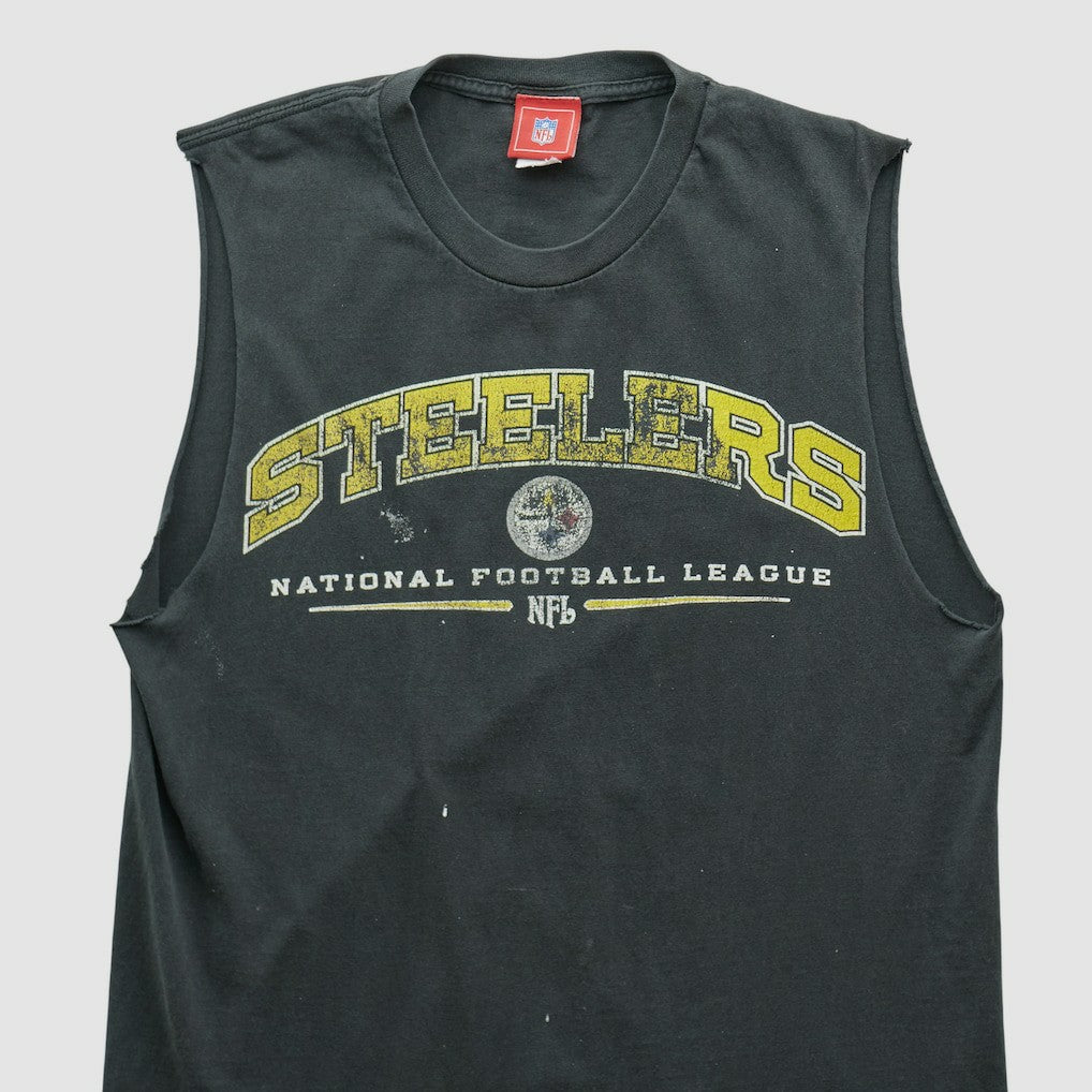 Pittsburgh Steelers NFL 2000s Tank - Black Vintage on sale
