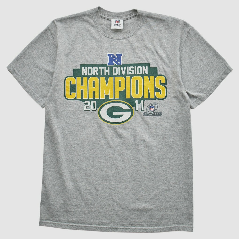 Green Bay Packers Team Edition Apparel 2011 T-shirt - Heather Gray Vintage on sale