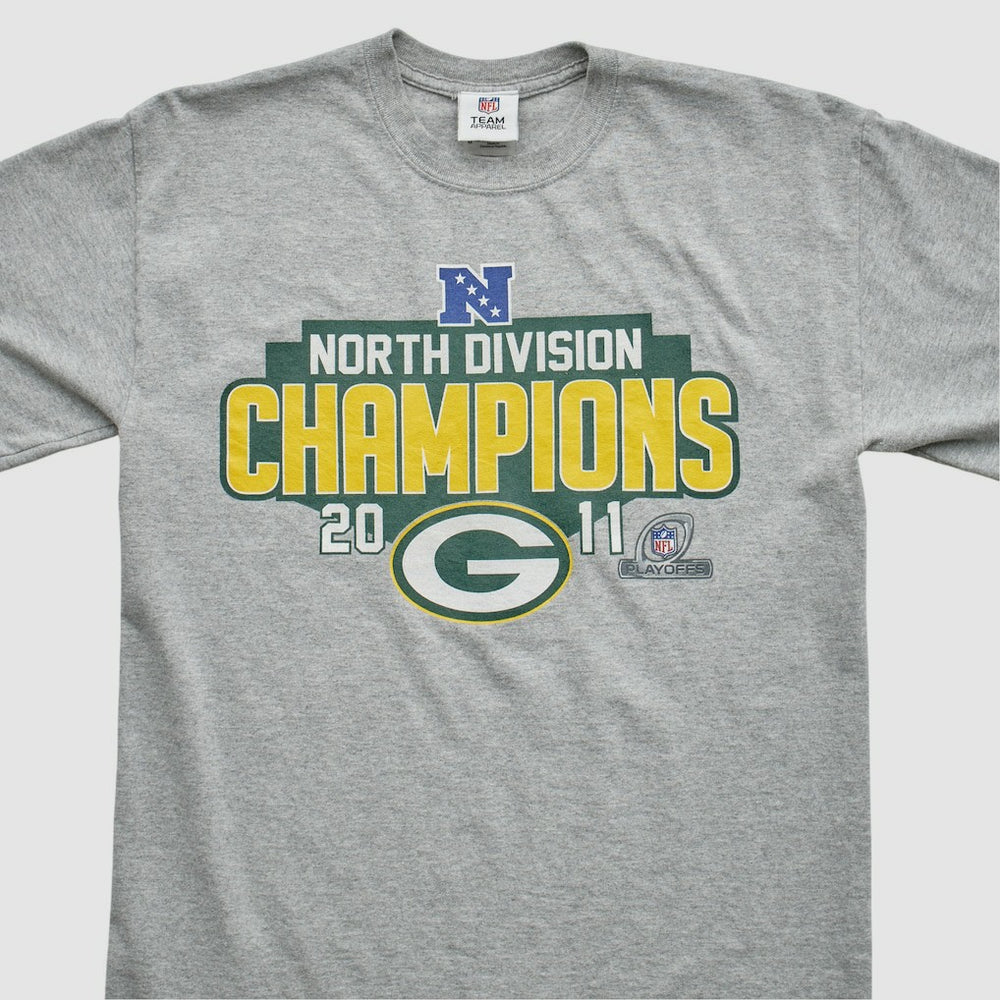 Green Bay Packers Team Edition Apparel 2011 T-shirt - Heather Gray Vintage on sale