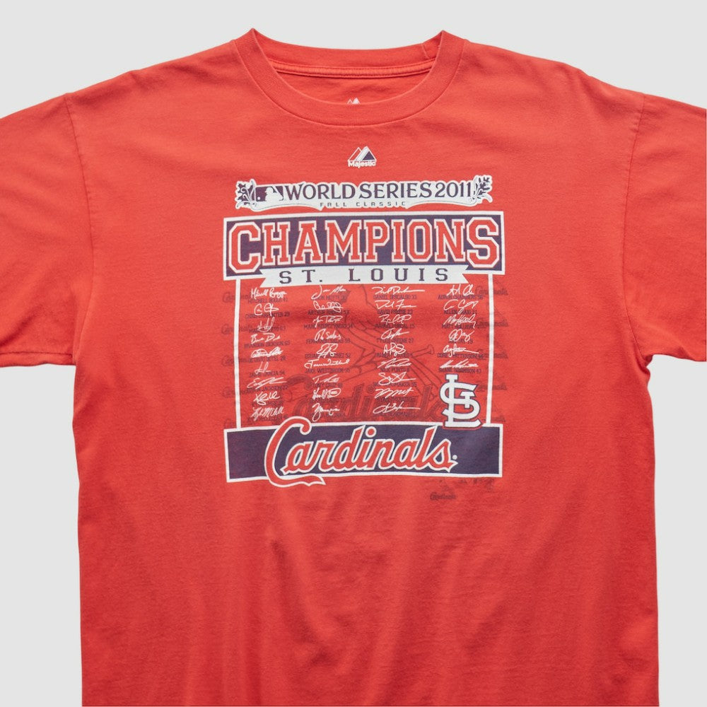 St. Louis Cardinals Majestic 2011 T-shirt - Red Vintage