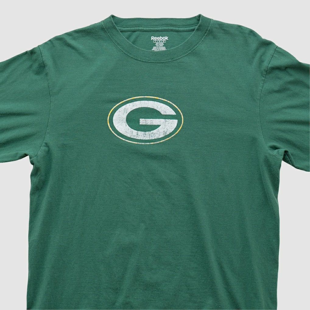 Green Bay Packers Reebok 2000s Long Sleeve T-shirt - Green Vintage cheap