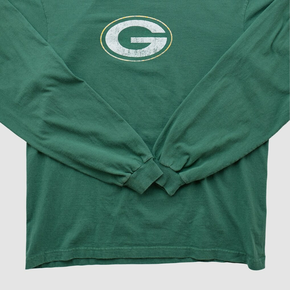 Green Bay Packers Reebok 2000s Long Sleeve T-shirt - Green Vintage cheap